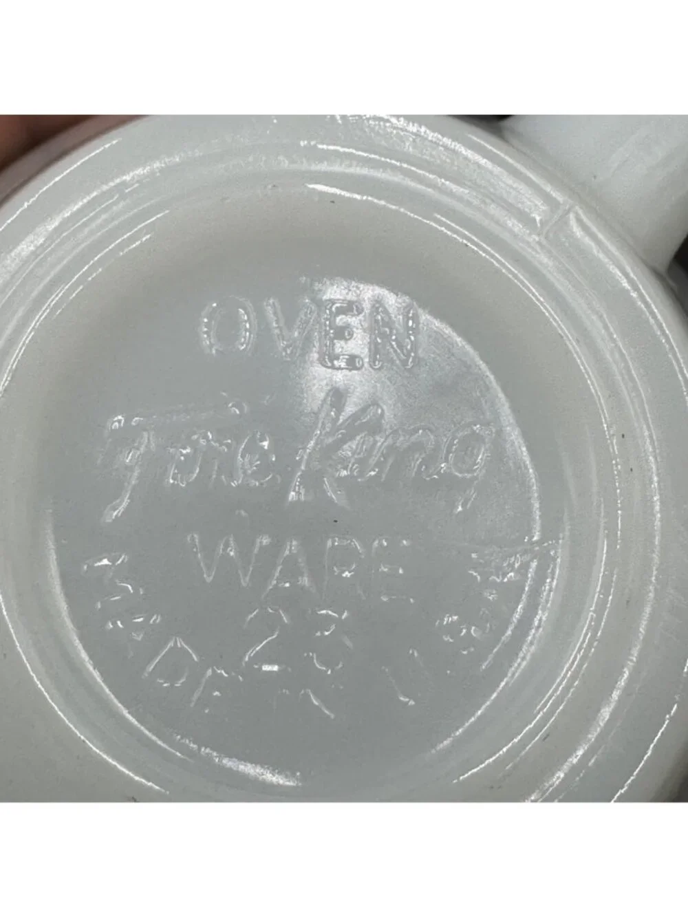Vintage Fire King Milk Glass 